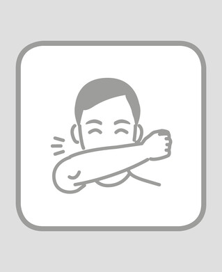 cover your mouth and nose when sneezing or coughing